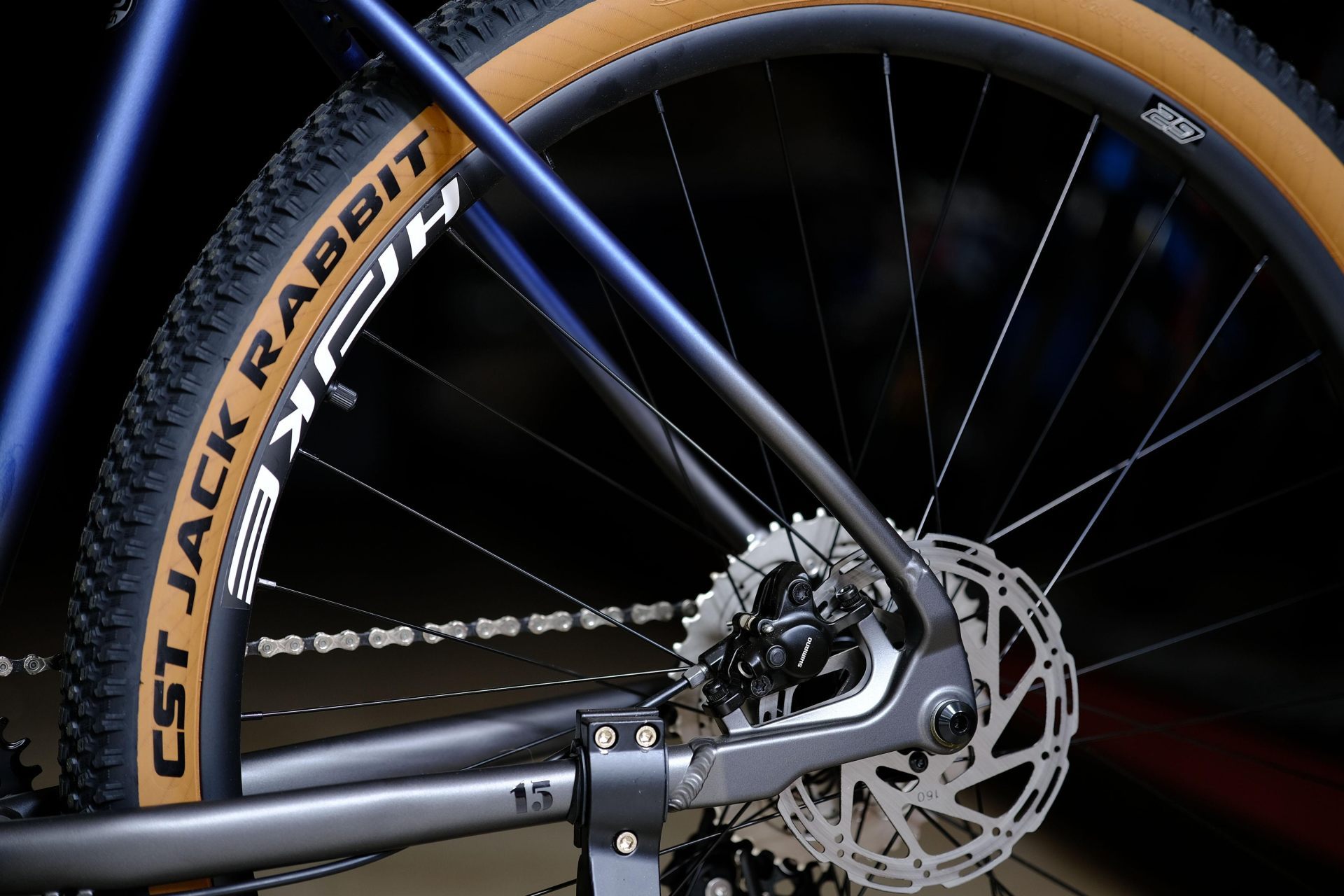 Тормоз гидравлический Shimano MT200 HOKE 15 Way 29 HD матовый синий-чёрный 19